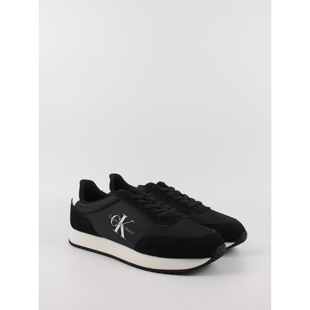 Ανδρικά Sneaker Calvin KLein Retro Runner Su-Ny Mono YM0YM00746-BDS Μαύρο