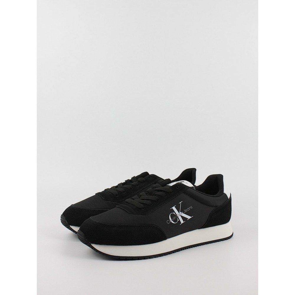 Men Sneaker Calvin KLein Retro Runner Su-Ny Mono YM0YM00746-BDS Black