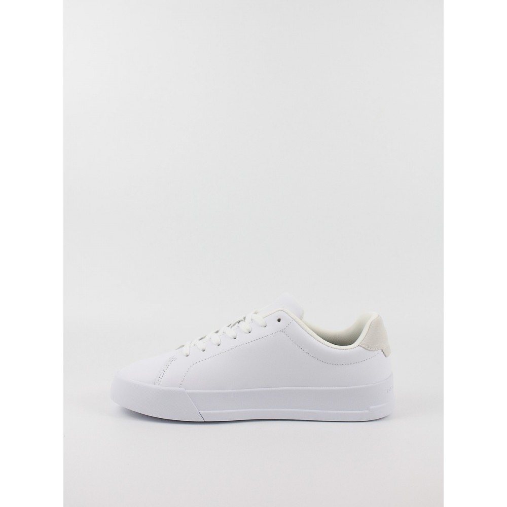 Men Sneaker Tommy Hilfiger Th Court Leather FM0FM04971-YBS White