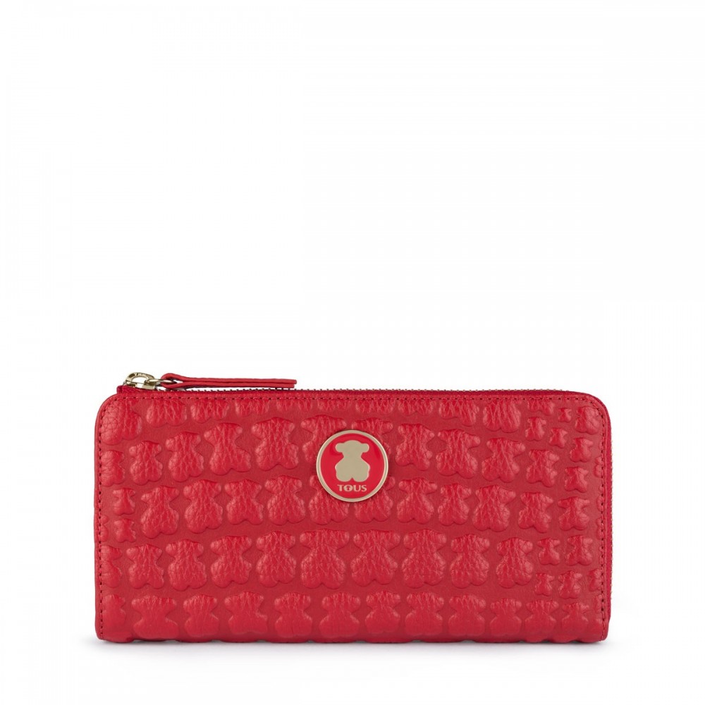 Women's Wallet Tous Billetera Sherton 2000854117 Red