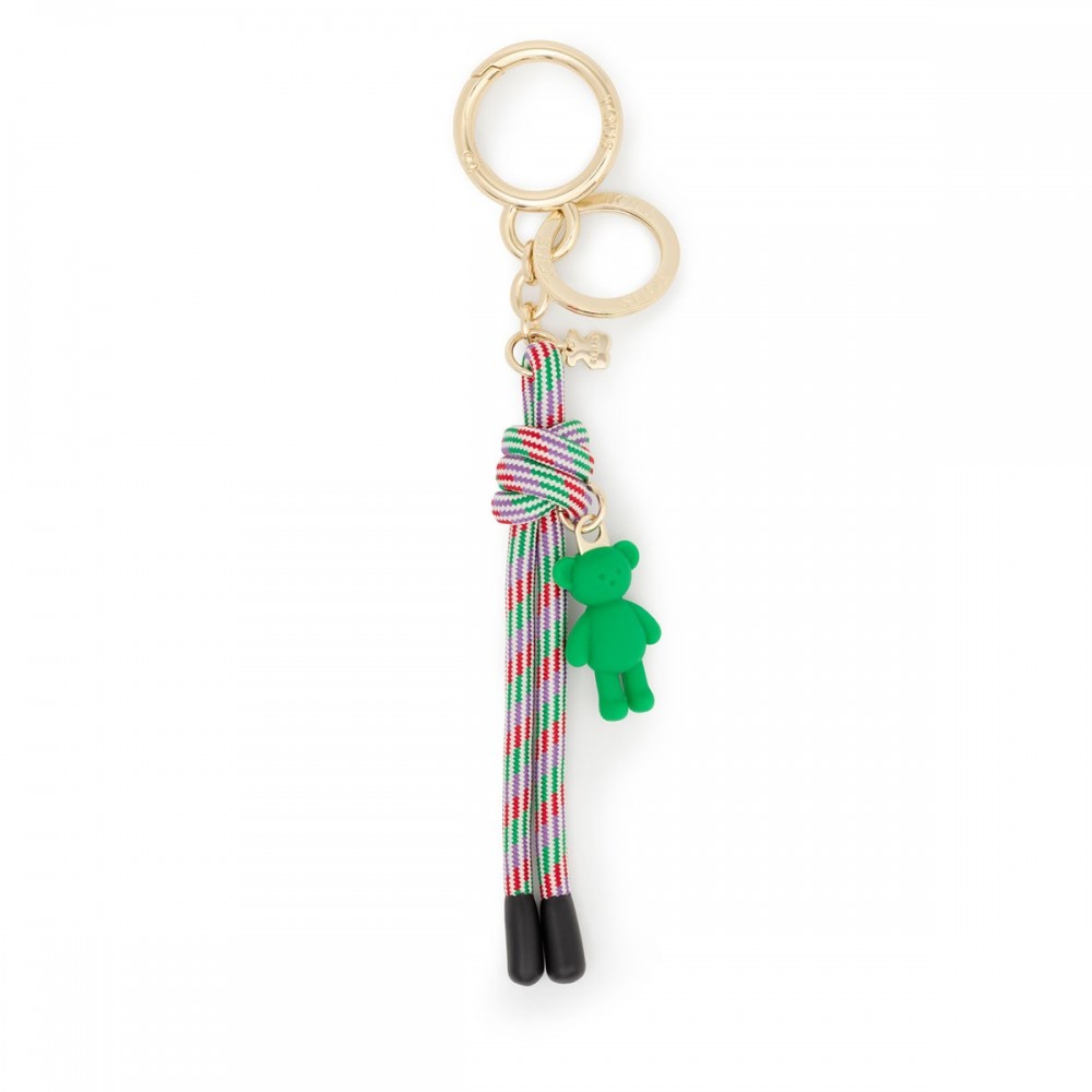 Women's Keychain Tous Llaverno Kaos Mini Evolution NY 2001788851 Verde Multi