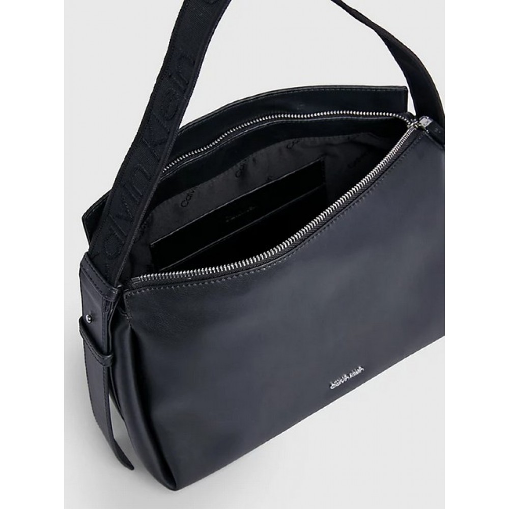 Γυναικεία Τσάντα Calvin Klein Gracie Shoulder Bag K60K611661-BEH Μαύρη