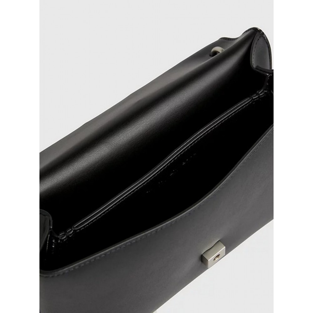Women's Bag Calvin Klein Sculpted Ew Flap Conv 25 Mono K60K611866-0GX Black