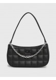 Γυναικεία Τσάντα Calvin Klein Square Quilt Chain Elongated Bag K60K612017-BEH Μαύρη