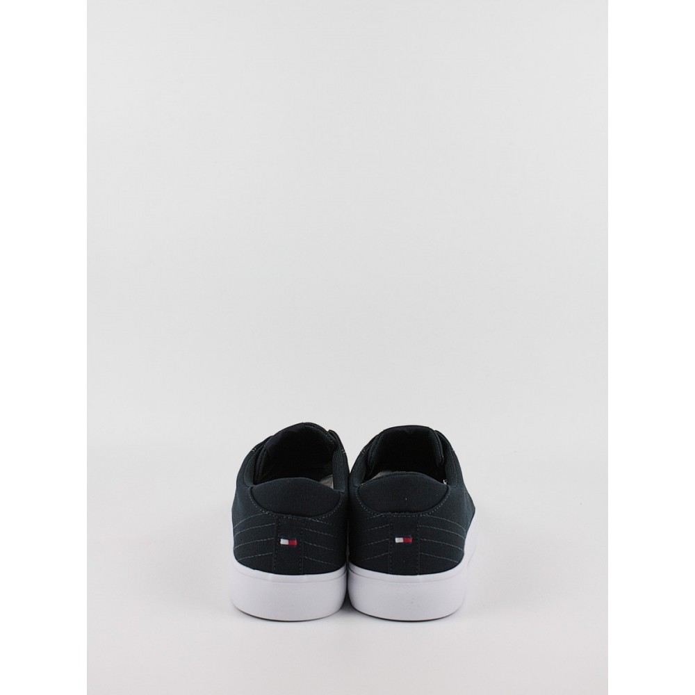 Ανδρικά Sneaker Tommy Hilfiger Th Hi Vulc Low Canvas FM0FM04882-DW5 Μπλε