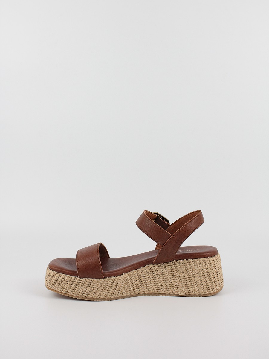 Women's Platform Komis-Komis B73 Light Brown