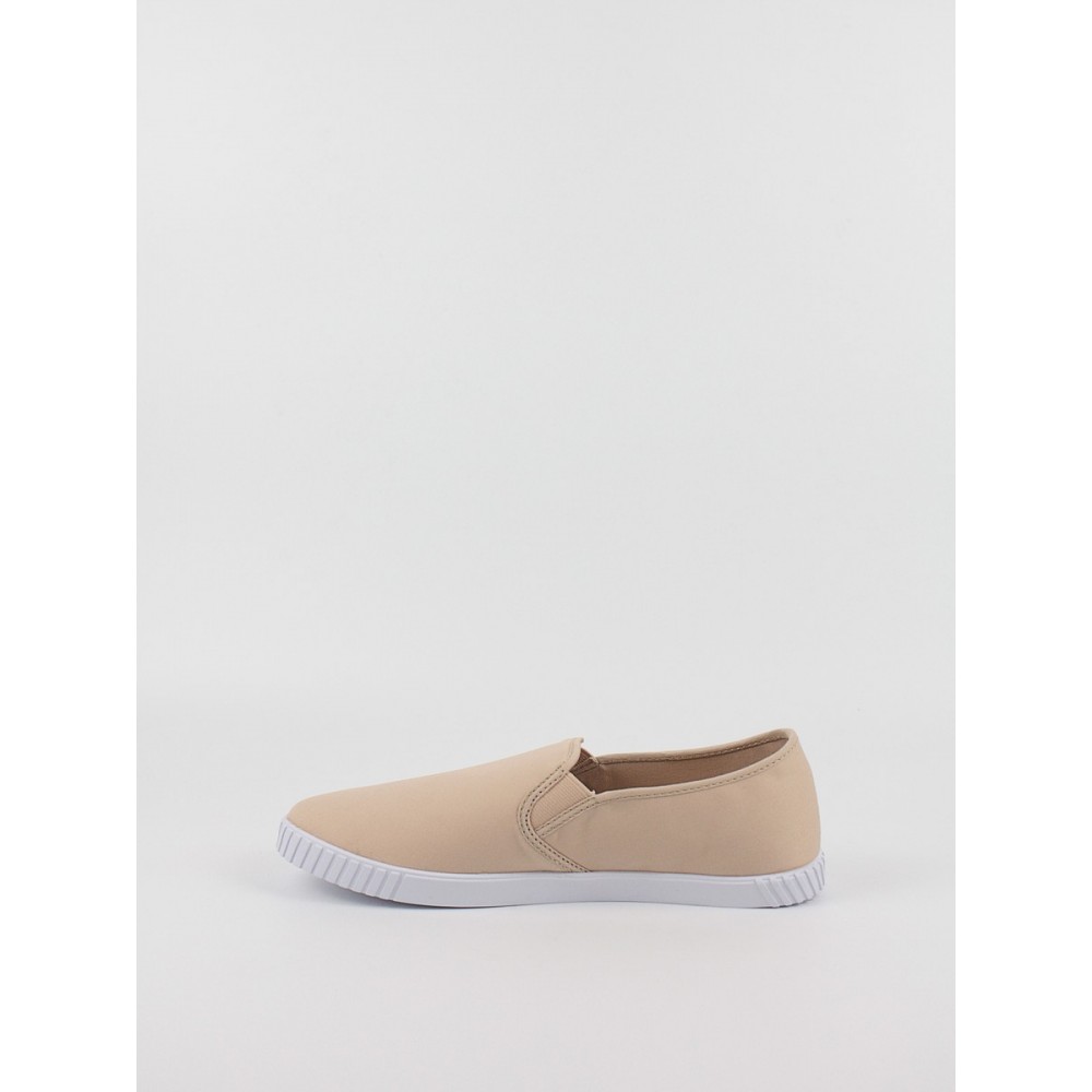 Women Sneaker Tommy Hilfiger Canvas Slip On Sneaker FW0FW07806-TRY Nude