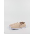 Women Sneaker Tommy Hilfiger Canvas Slip On Sneaker FW0FW07806-TRY Nude