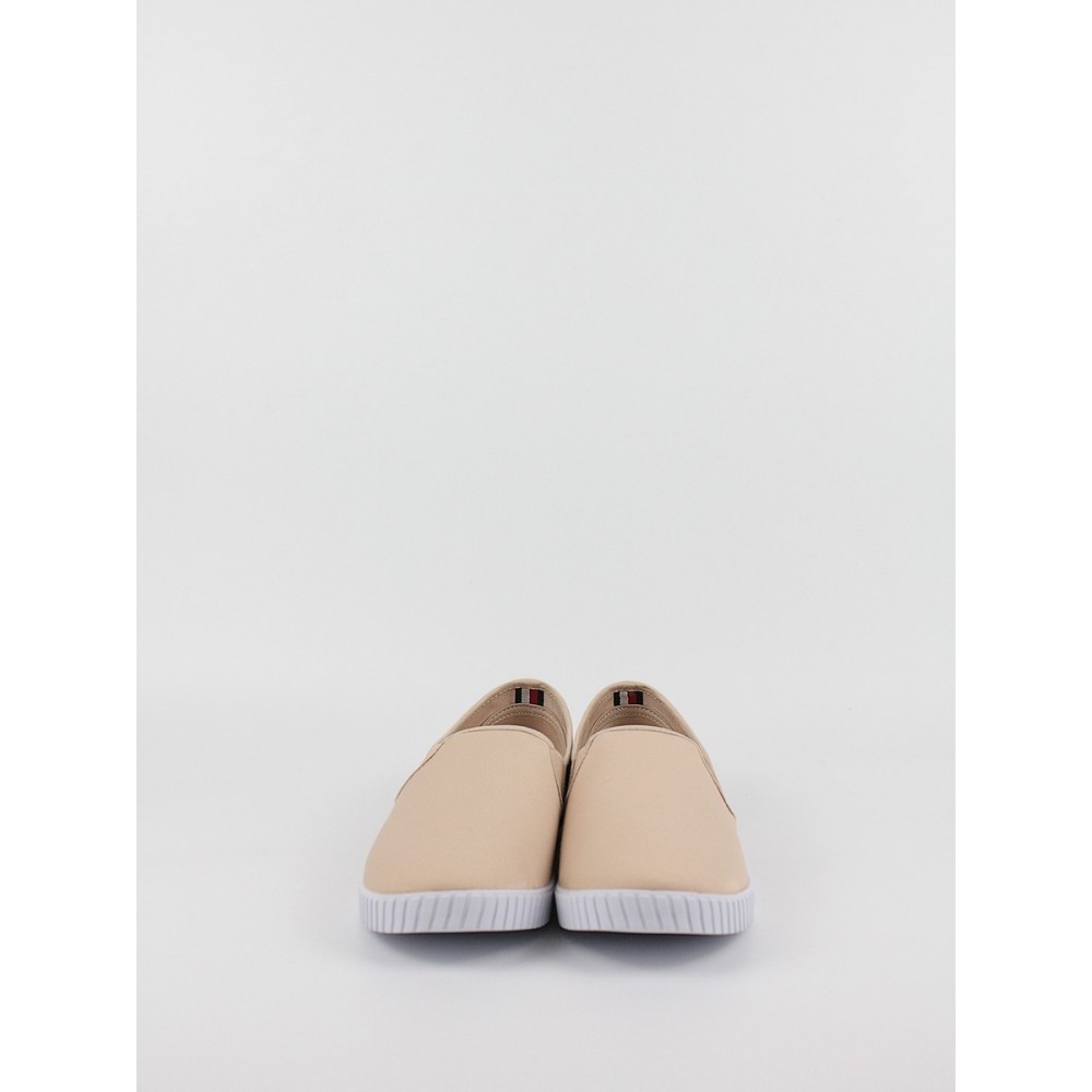 Γυναικεία Sneaker Tommy Hilfiger Canvas Slip On Sneaker FW0FW07806-TRY Nude