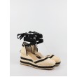 Women Platform Castaner 023477-4091 Tessa/201 Natural-Negro