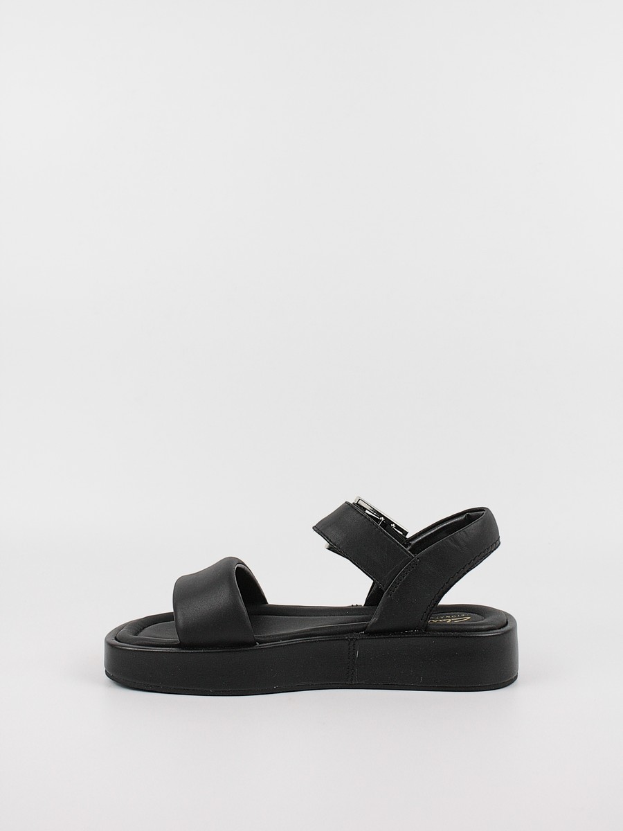 Women Sandals Clarks Alda Strap 26176257 Black