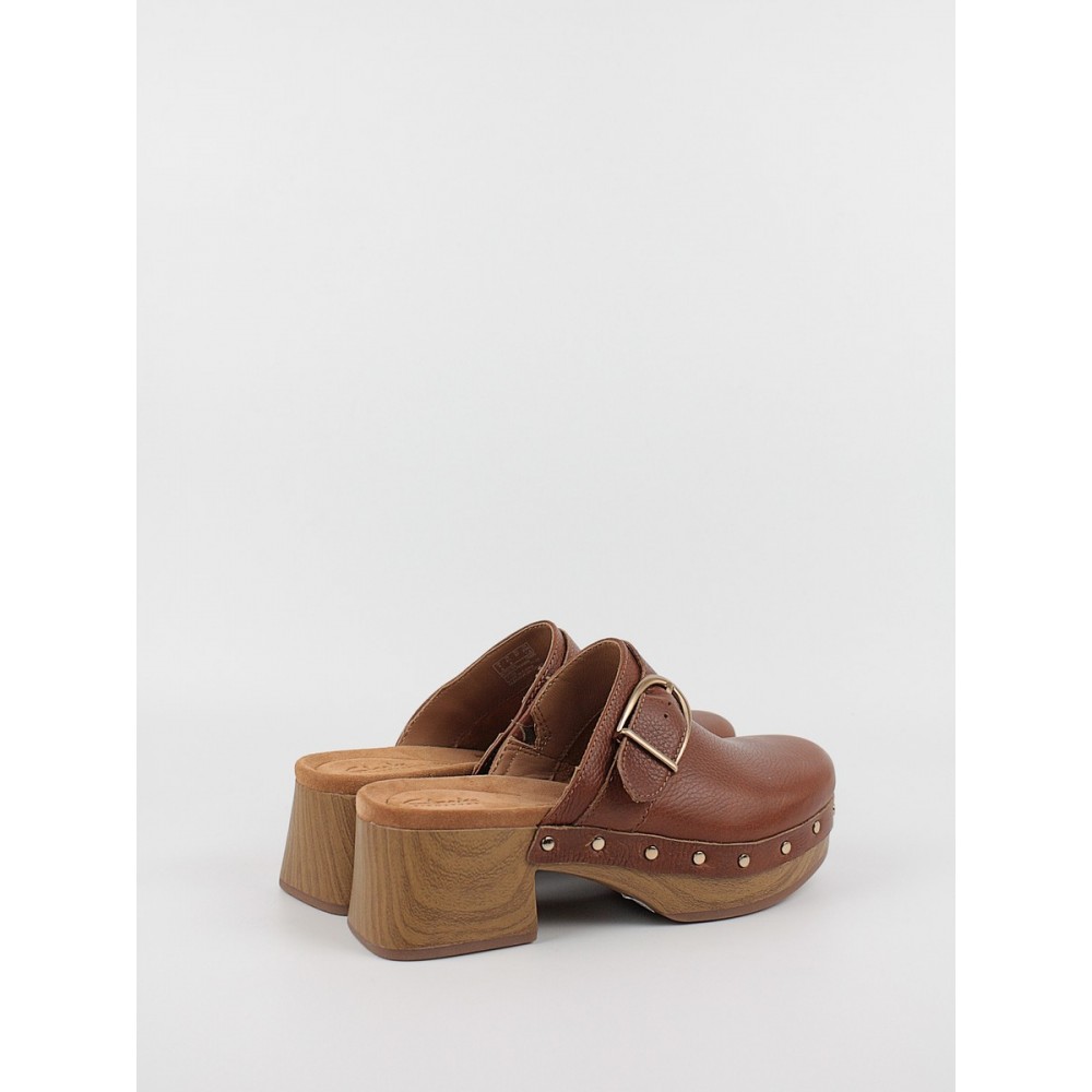 Women Mules Clarks Sivanne Sun 26177371 Lt Brown