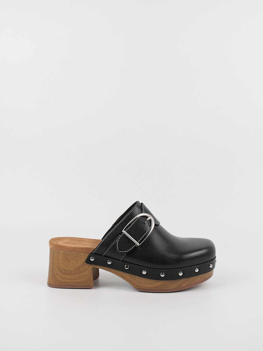 Women Mules Clarks Sivanne Sun 26177370 Black