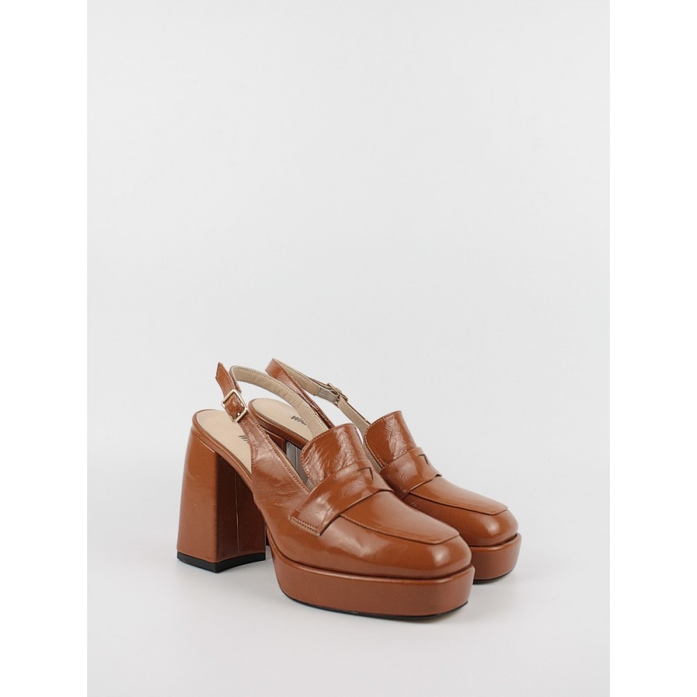 Wall Street Women's Moc 272-24004 Lt Brown