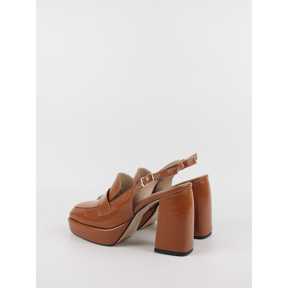 Wall Street Women's Moc 272-24004 Lt Brown