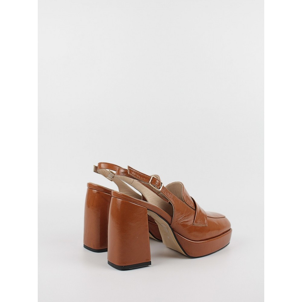 Wall Street Women's Moc 272-24004 Lt Brown