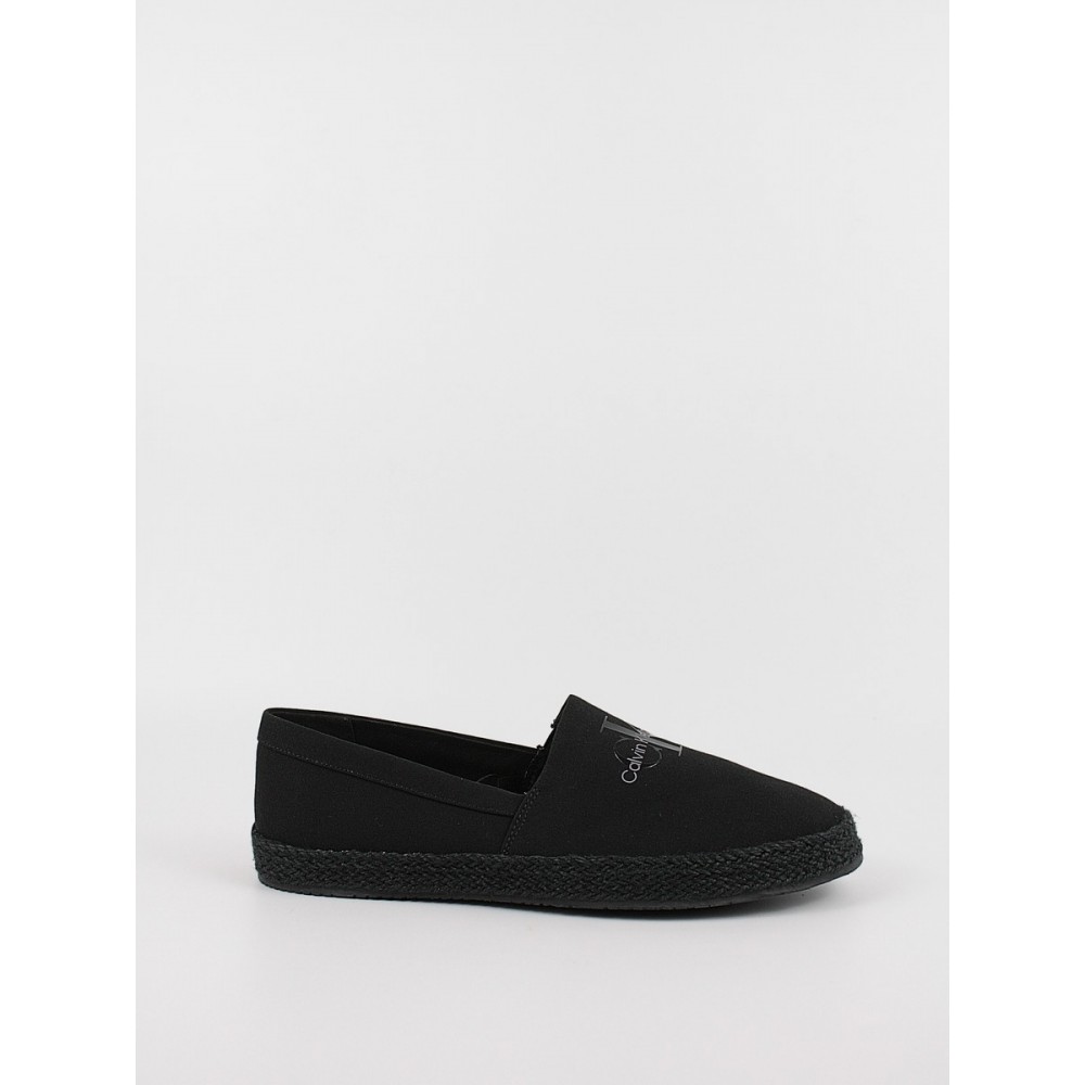 Men Sneaker Calvin KLein Espadrille Slip On Ml YM0YM00935-0GT Black