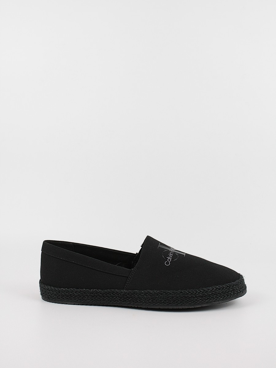 Men Sneaker Calvin KLein Espadrille Slip On Ml YM0YM00935-0GT Black