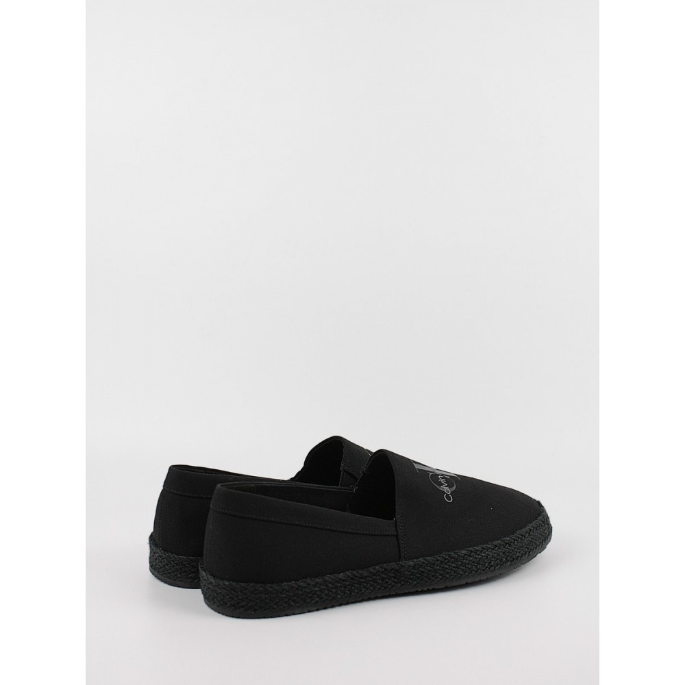 Men Sneaker Calvin KLein Espadrille Slip On Ml YM0YM00935-0GT Black