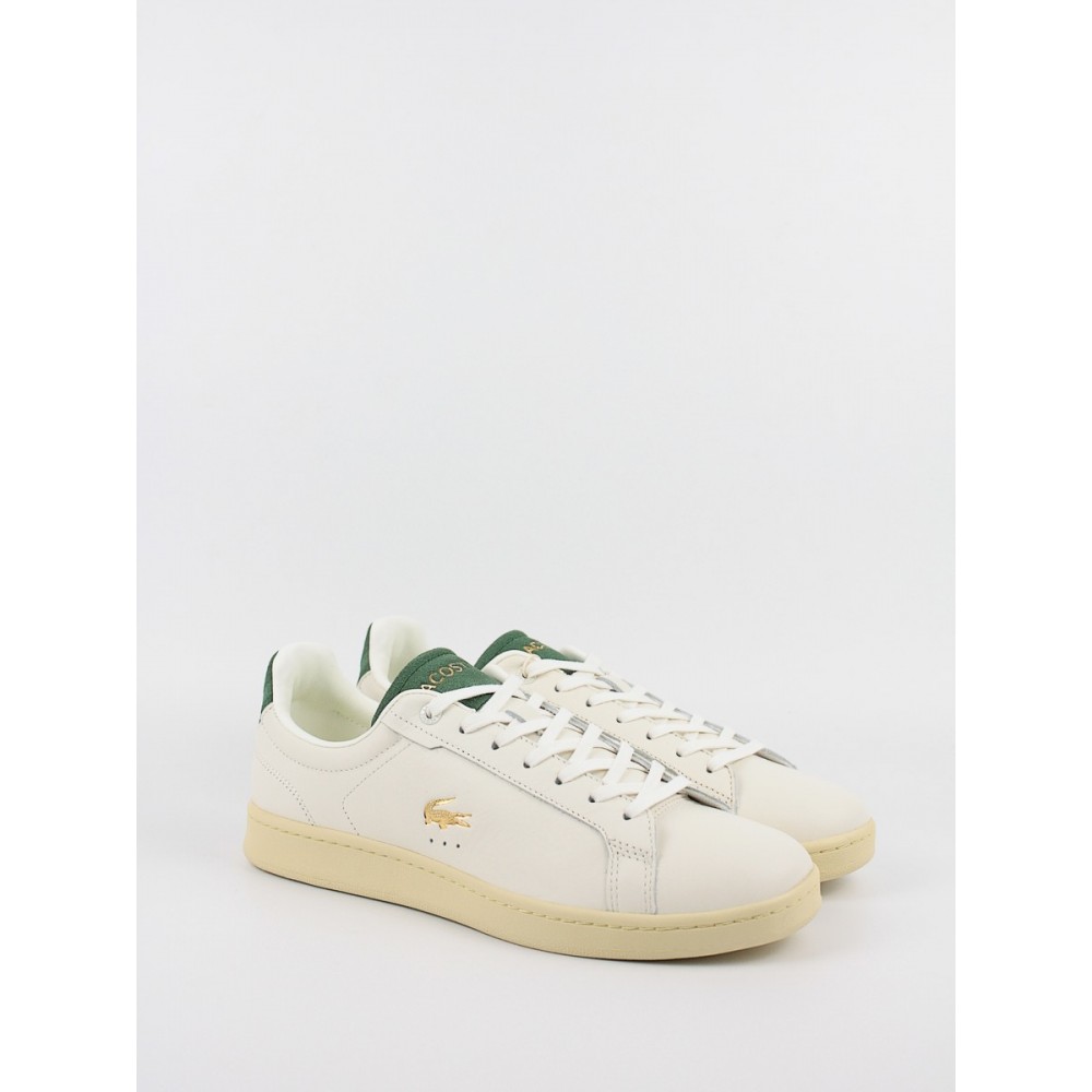 Men Sneaker Lacoste Carnaby Pro 124 1 Sma 47SMA004218C Biege