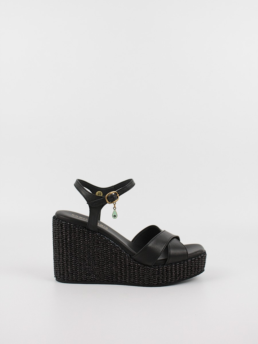 Women's Wedge Komis-Komis B405 Black