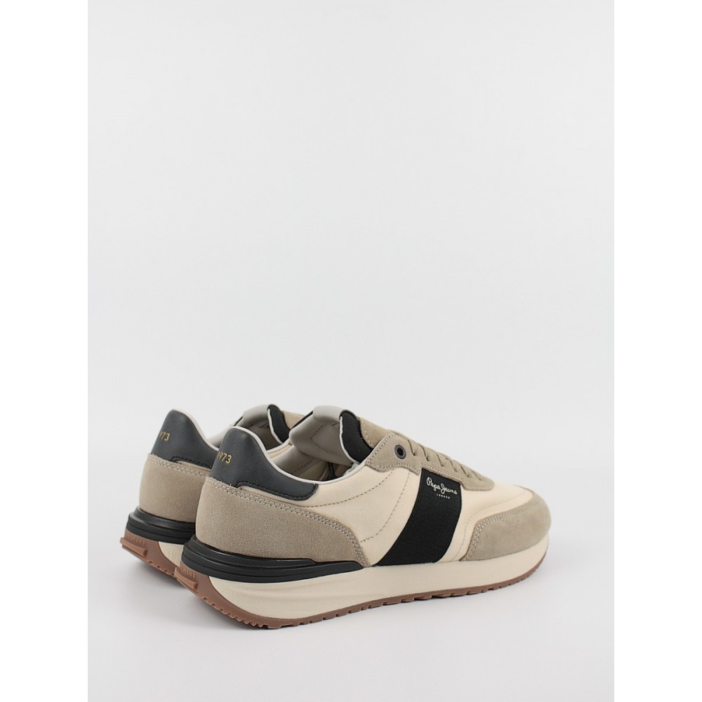 Men Sneaker Pepe Jeans London Buster Tape PMS60006-844 Biege