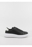 Men Sneaker Calvin KLein Low Top Lace Up Lth HM0HM01016-0GP Black