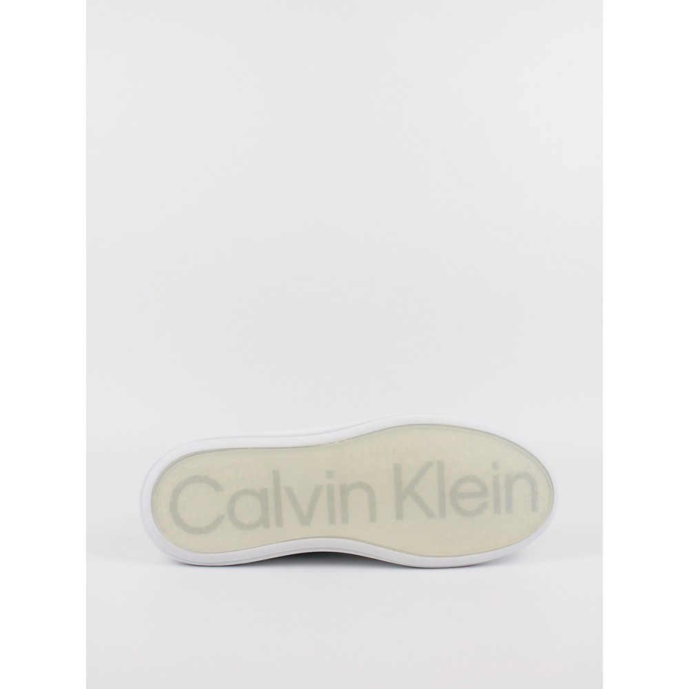 Men Sneaker Calvin KLein Low Top Lace Up Lth HM0HM01016-0GP Black