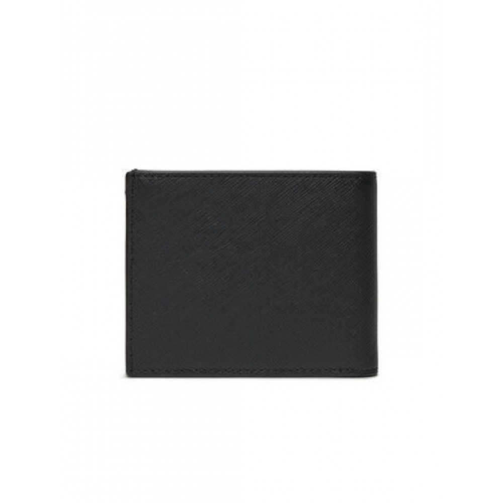 Ανδρικό Πορτοφόλι Calvin Klein Modern Bar Bifold 5/CC W/Coin K50K511675-BEH Μαύρο