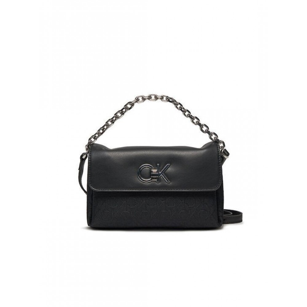 Γυναικεία Τσάντα Calvin Klein Re-Lock Mini Crossbody Bag K60K611989-0GK Μαύρη