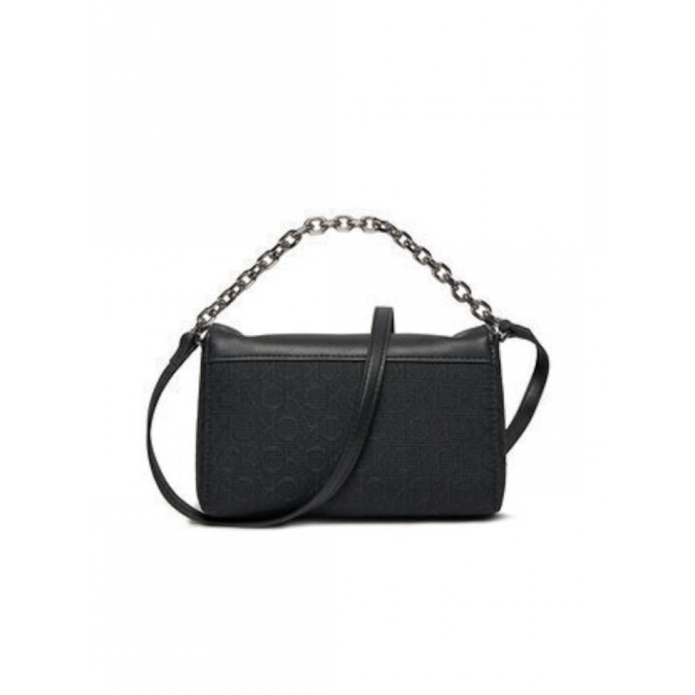 Γυναικεία Τσάντα Calvin Klein Re-Lock Mini Crossbody Bag K60K611989-0GK Μαύρη