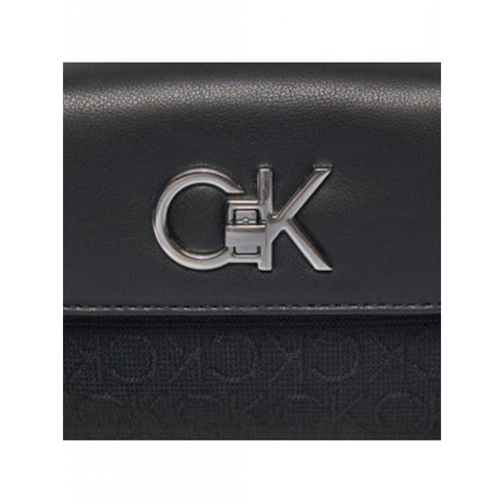 Γυναικεία Τσάντα Calvin Klein Re-Lock Mini Crossbody Bag K60K611989-0GK Μαύρη