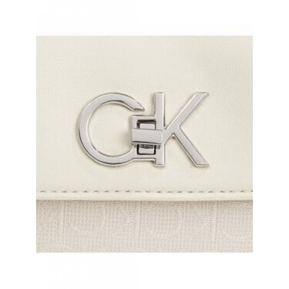 Γυναικεία Τσάντα Calvin Klein Re-Lock Mini Crossbody Bag K60K611989-PC4 Μπεζ