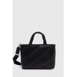 Women's Bag Calvin Klein Quilted Micro Ew Tote 22 K60K611957-BEH  Black