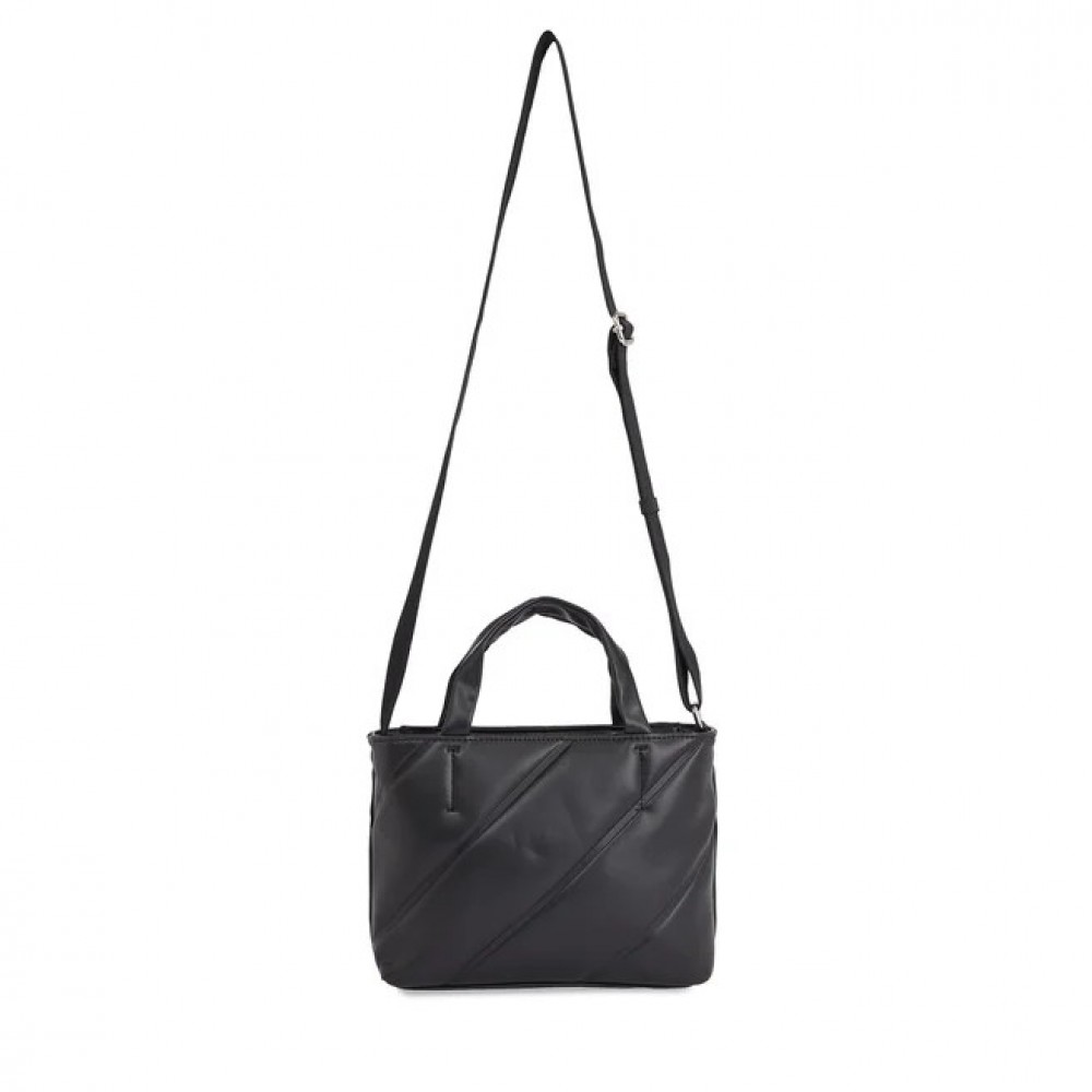 Women's Bag Calvin Klein Quilted Micro Ew Tote 22 K60K611957-BEH  Black