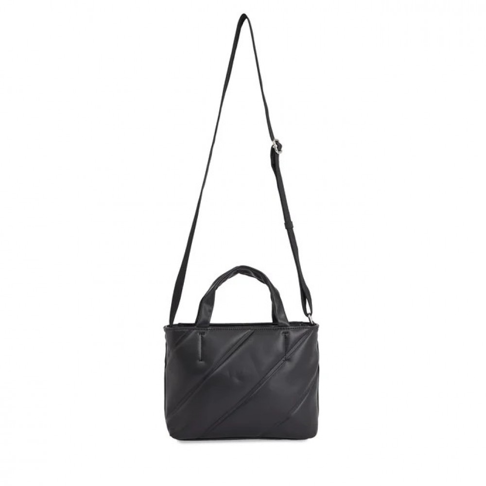 Γυναικεία Τσάντα Calvin Klein Quilted Micro Ew Tote 22 K60K611957-BEH Μαύρη