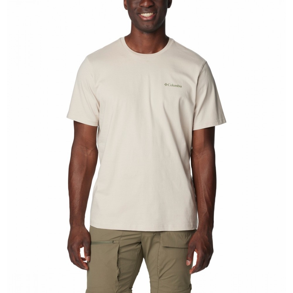 Men's Columbia Explorers Canyon™ Back SS Tee 2036451-278 Dark Stone