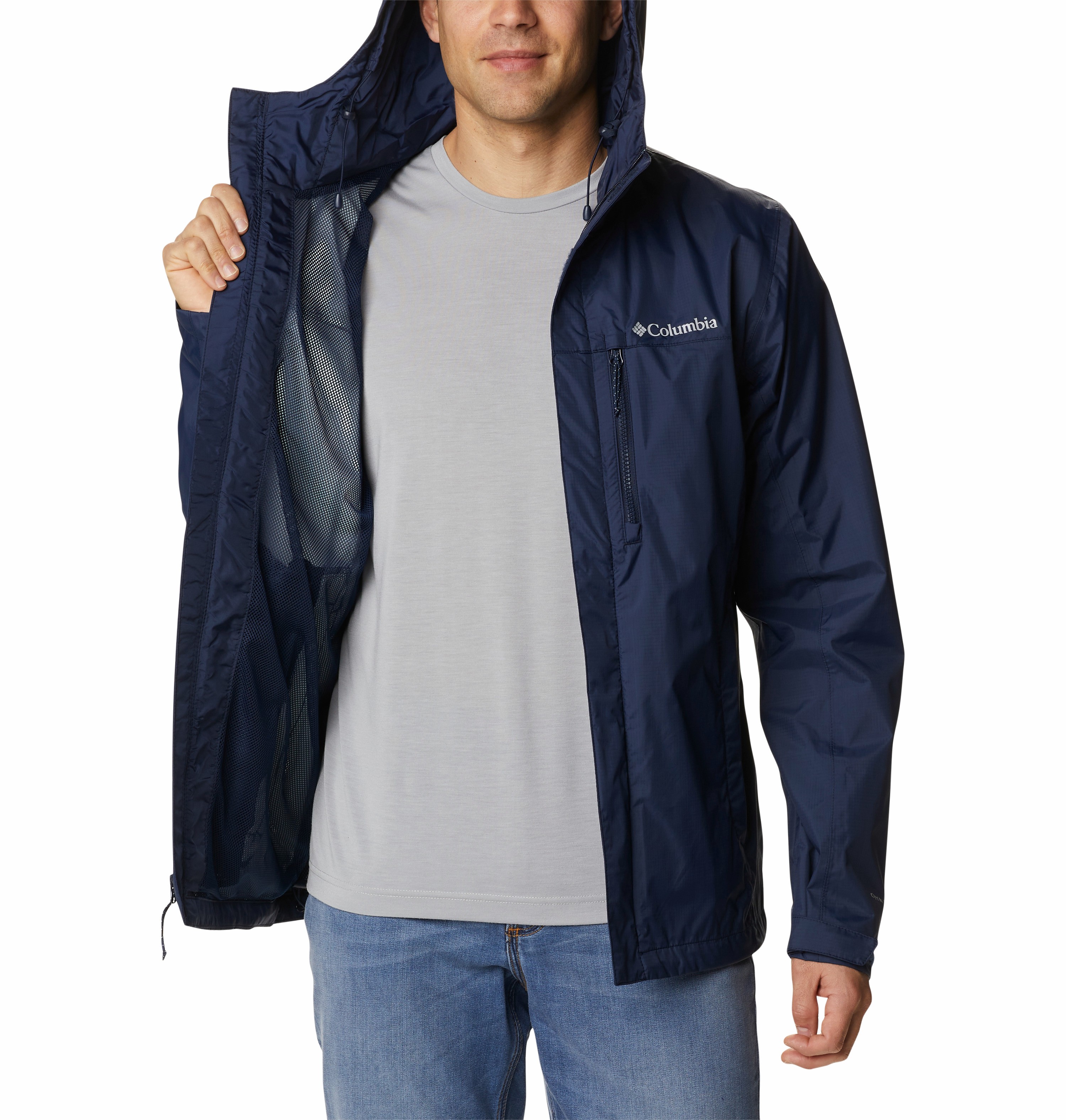 Men's Jacket Columbia Pouring Adventure™ II Jacket XO0191-465 Blue