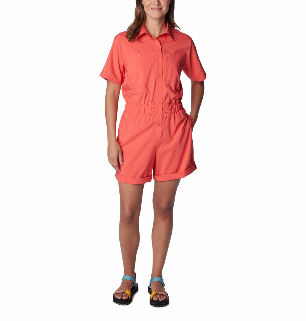 Columbia Women's Silver Ridge Utility™ Romper 2033381-608 Coral