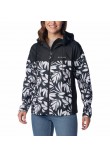 Women's Jacket Columbia Flash Challenger™ Novelty Windbreaker 1989503-014 Black-White