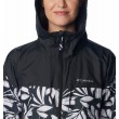 Women's Jacket Columbia Flash Challenger™ Novelty Windbreaker 1989503-014 Black-White