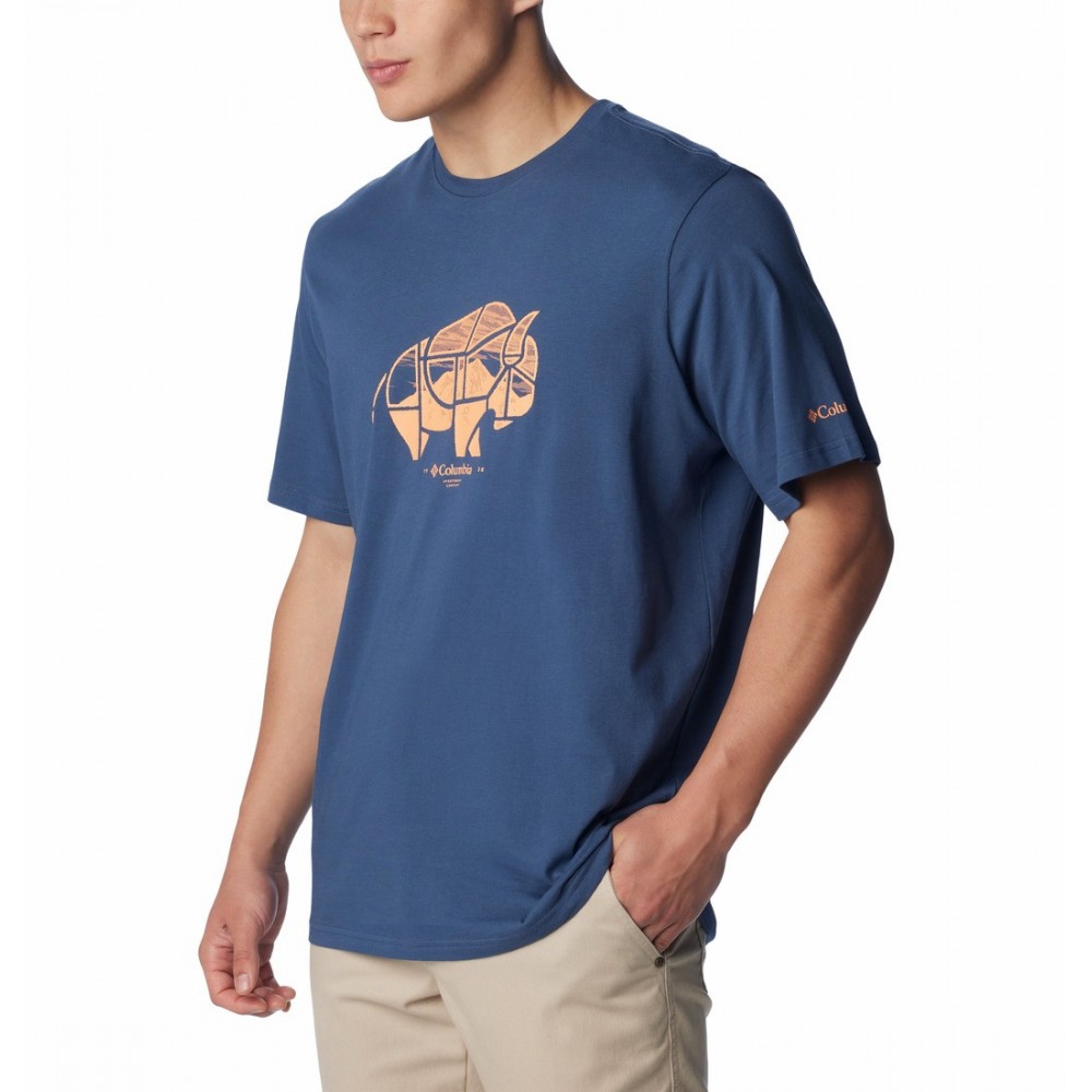 Ανδρική Μπλούζα Columbia Rockaway River™ Outdoor SS T-Shirt 2036401-479 Μπλε Ανδρική Μπλούζα Columbia Rockaway River™ Outdoor SS T-Shirt 2036401-479 Μπλε