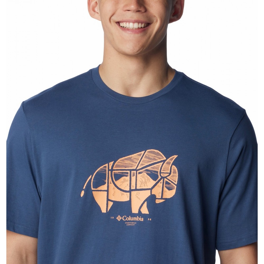 Ανδρική Μπλούζα Columbia Rockaway River™ Outdoor SS T-Shirt 2036401-479 Μπλε Ανδρική Μπλούζα Columbia Rockaway River™ Outdoor SS T-Shirt 2036401-479 Μπλε