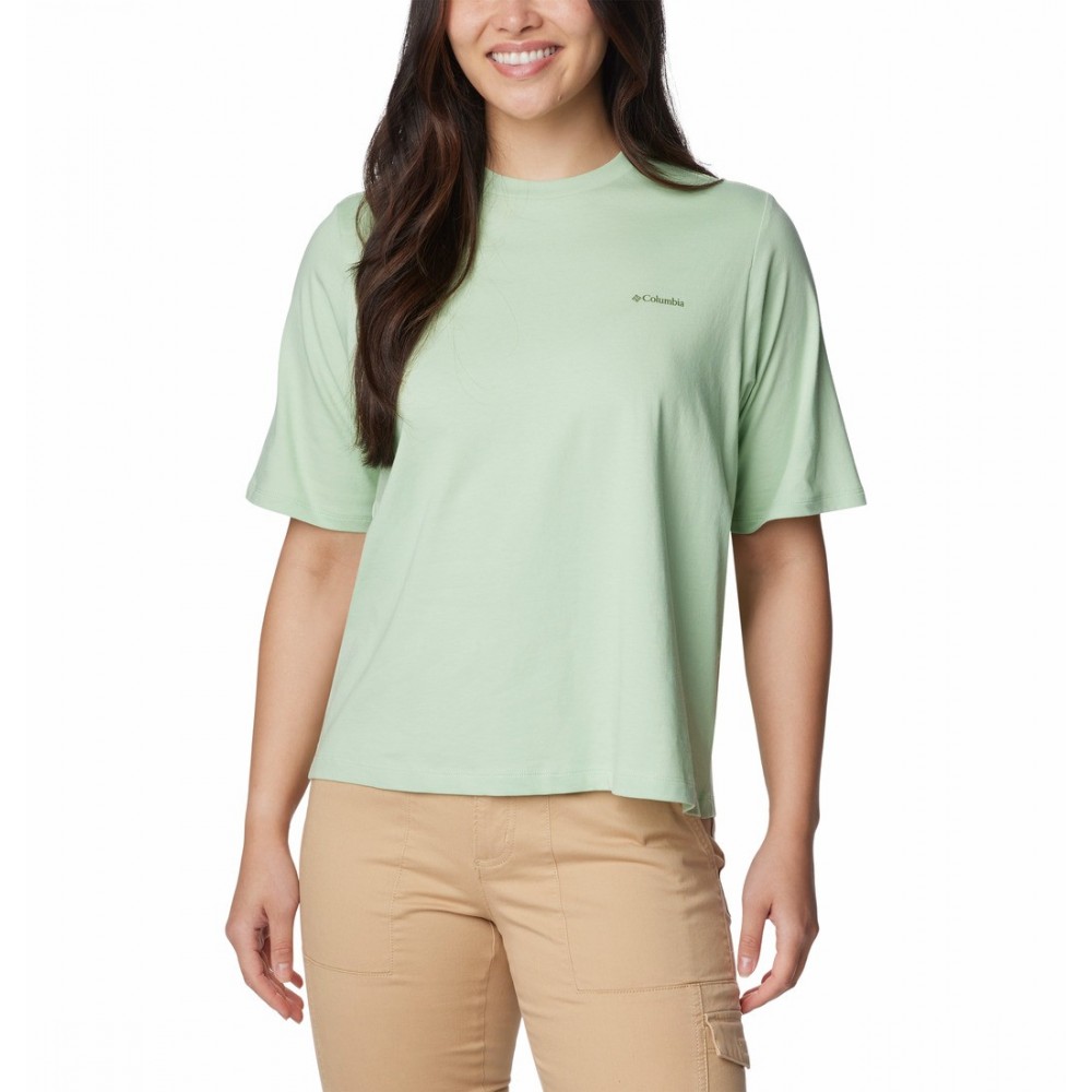 Women's Columbia North Cascades™ Graphic SS Tee 2036593-349 Sage Leaf