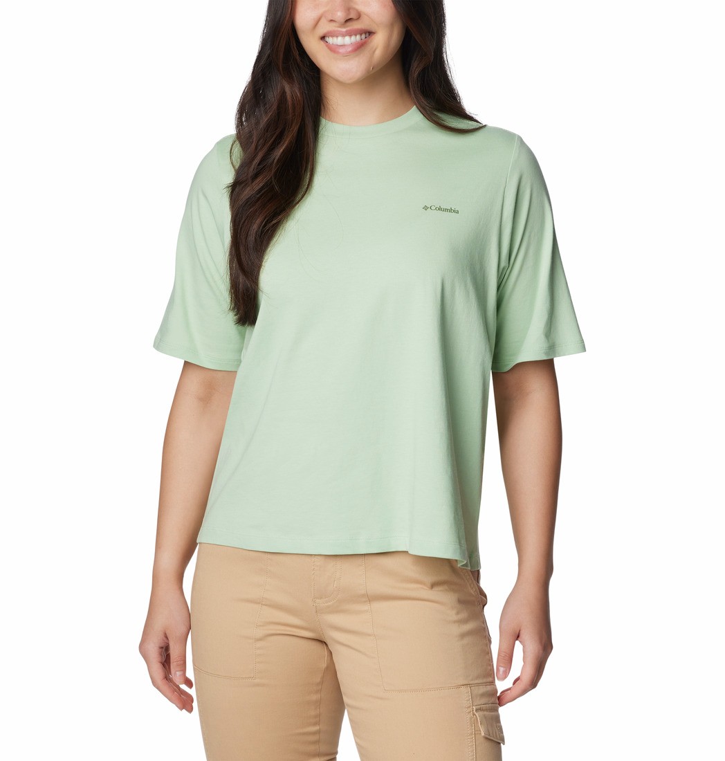 Women's Columbia North Cascades™ Graphic SS Tee 2036593-349 Sage Leaf