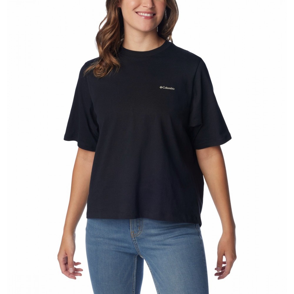 Γυναικεία Μπλούζα Columbia North Cascades™ Graphic SS Tee 2036593-010 Μαύρο