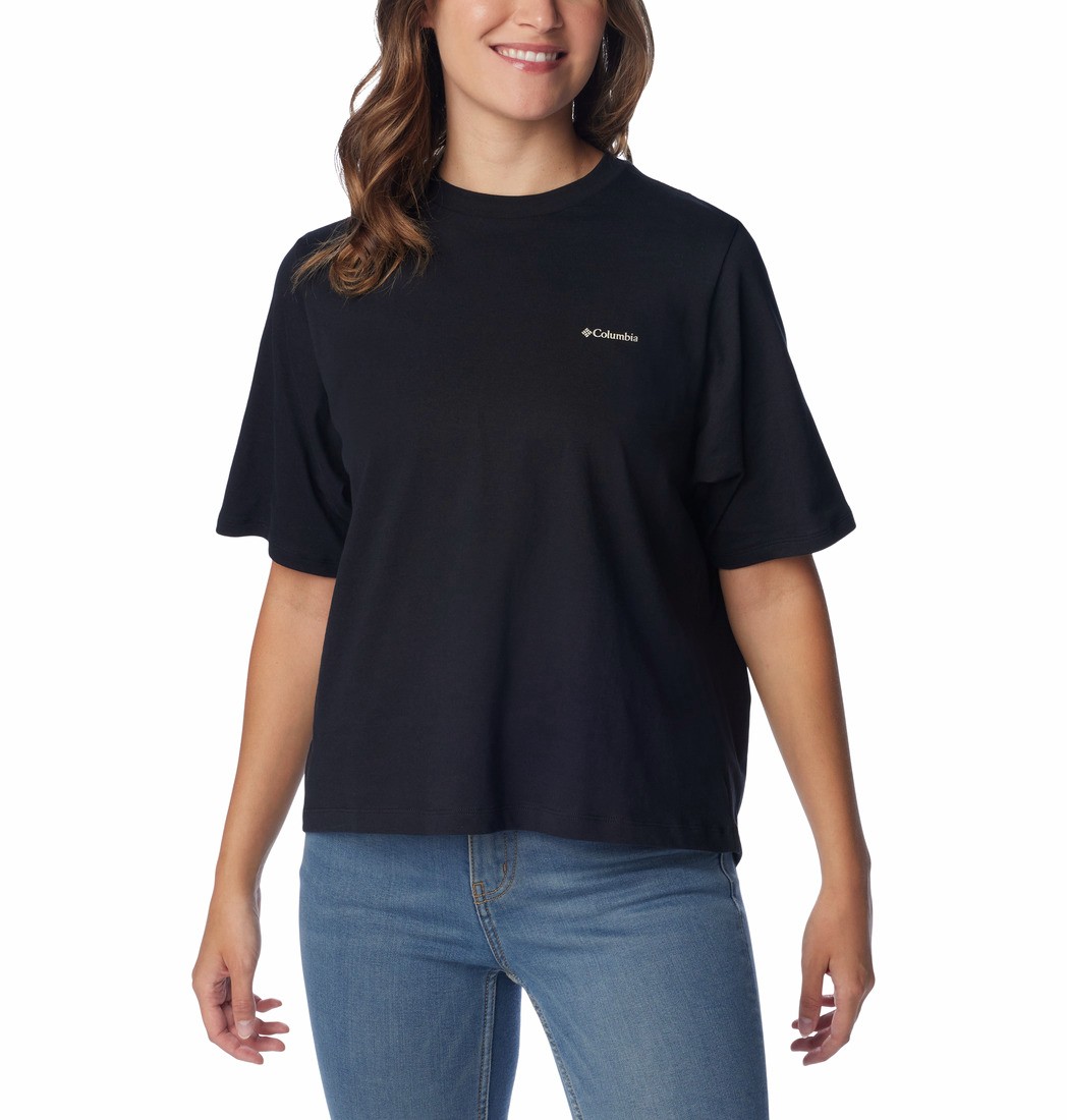 Γυναικεία Μπλούζα Columbia North Cascades™ Graphic SS Tee 2036593-010 Μαύρο