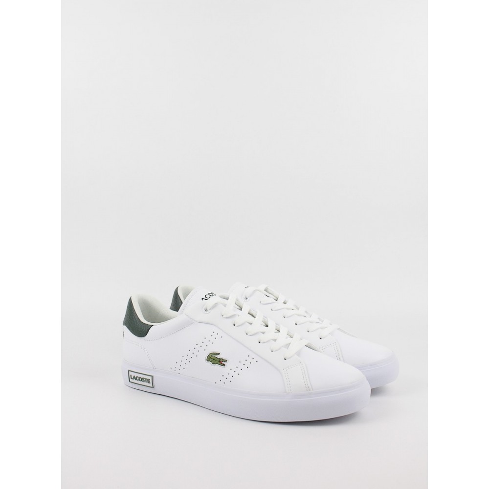 Men Sneaker Lacoste Powercourt 2.0 124 3 Sma 47SMA01101R5 White