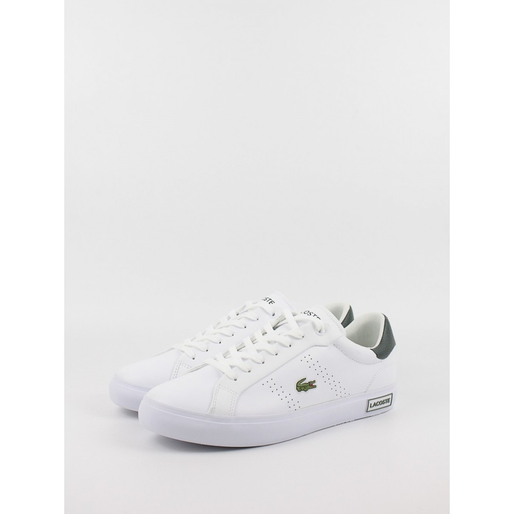 Ανδρικό Sneaker Lacoste Powercourt 2.0 124 3 Sma 47SMA01101R5 Ασπρο