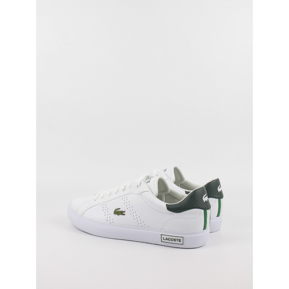 Ανδρικό Sneaker Lacoste Powercourt 2.0 124 3 Sma 47SMA01101R5 Ασπρο